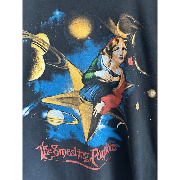 Smashing Pumpkins "Infinite Sadness Tour" Vintage Reprint Single Stitch - Picture 2 of 5